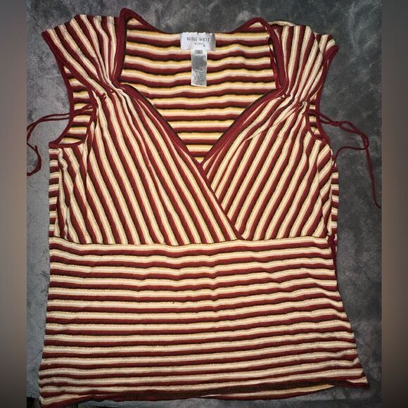 Nine West Cute Sleeveless Summer Top Size 1X - Picture 6 of 8